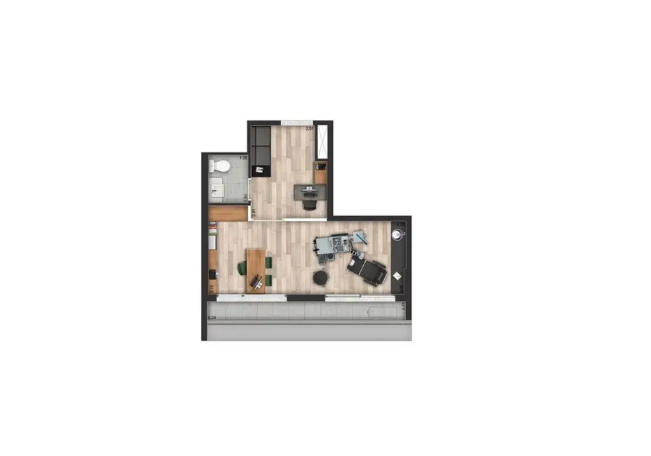 Sala Comercial à venda, 27m2 em Vila Mariana, São Paulo - SP - imagem 4 Foto 4 de Sala Comercial à venda, 27m2 em Vila Mariana, São Paulo - SP