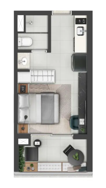 Loft / Flat com 1 quarto à venda, 24m2 em Vila Mariana, São Paulo - SP - imagem 6 Foto 6 de Loft / Flat com 1 quarto à venda, 24m2 em Vila Mariana, São Paulo - SP