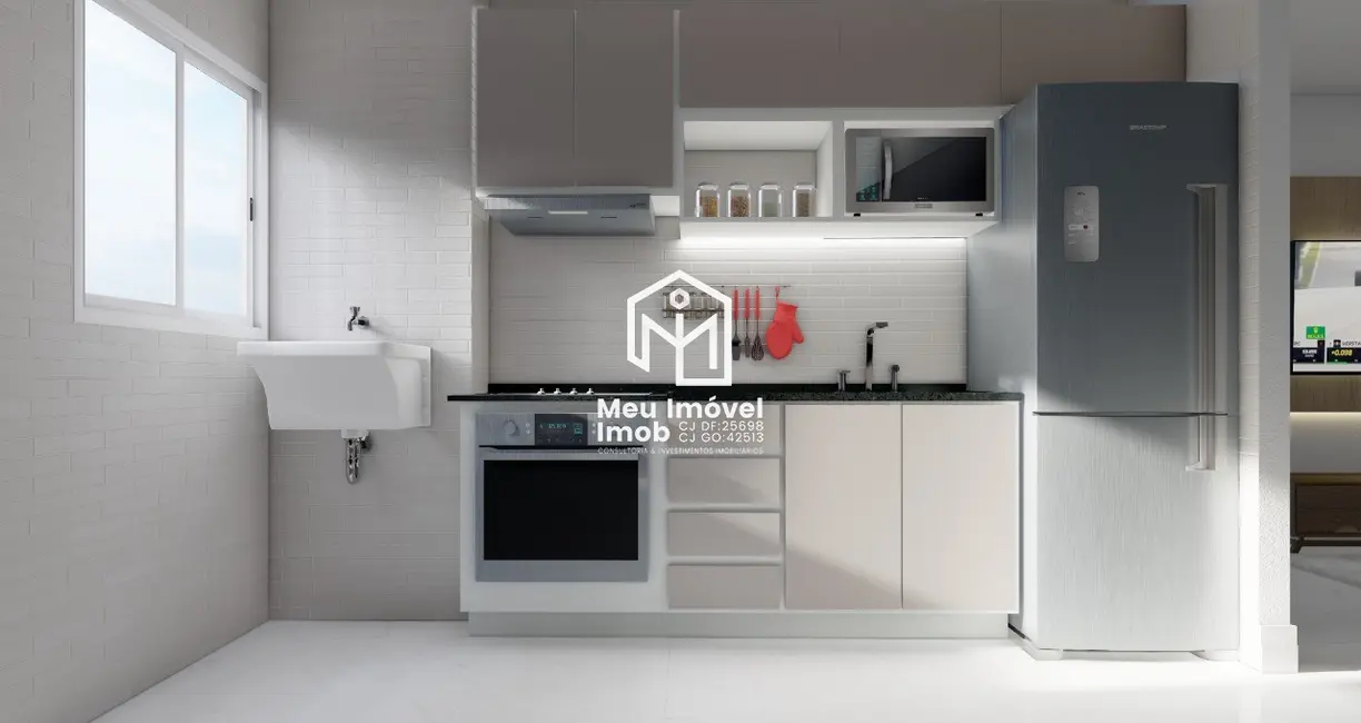 Apartamento com 2 quartos à venda, 44m2 em Chácaras Brasil A, Valparaiso De Goias - GO - imagem 3 Foto 3 de Apartamento com 2 quartos à venda, 44m2 em Chácaras Brasil A, Valparaiso De Goias - GO