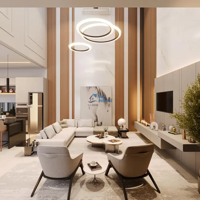 Foto 3 de Casa de Condomínio com 4 quartos à venda, 274m2 em Setor Fumal, Luziania - GO