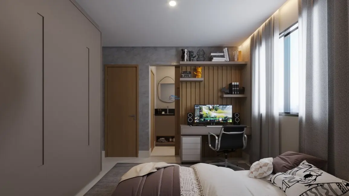 Apartamento com 3 quartos à venda, 76m2 em Diogo Machado de Araújo, Luziania - GO - imagem 5 Foto 5 de Apartamento com 3 quartos à venda, 76m2 em Diogo Machado de Araújo, Luziania - GO