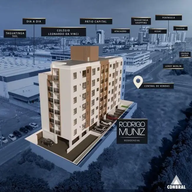 Apartamento com 2 quartos à venda, 49m2 em Areal (Águas Claras), Brasilia - DF - imagem 6 Foto 6 de Apartamento com 2 quartos à venda, 49m2 em Areal (Águas Claras), Brasilia - DF