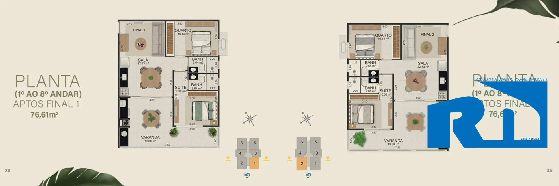 Foto 9 de Apartamento com 1 quarto à venda, 50m2 em Sumaré, Caraguatatuba - SP