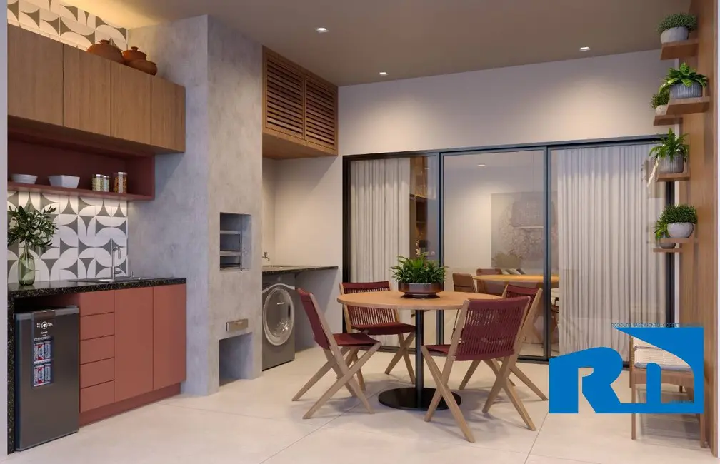 Foto 4 de Apartamento com 1 quarto à venda, 50m2 em Sumaré, Caraguatatuba - SP