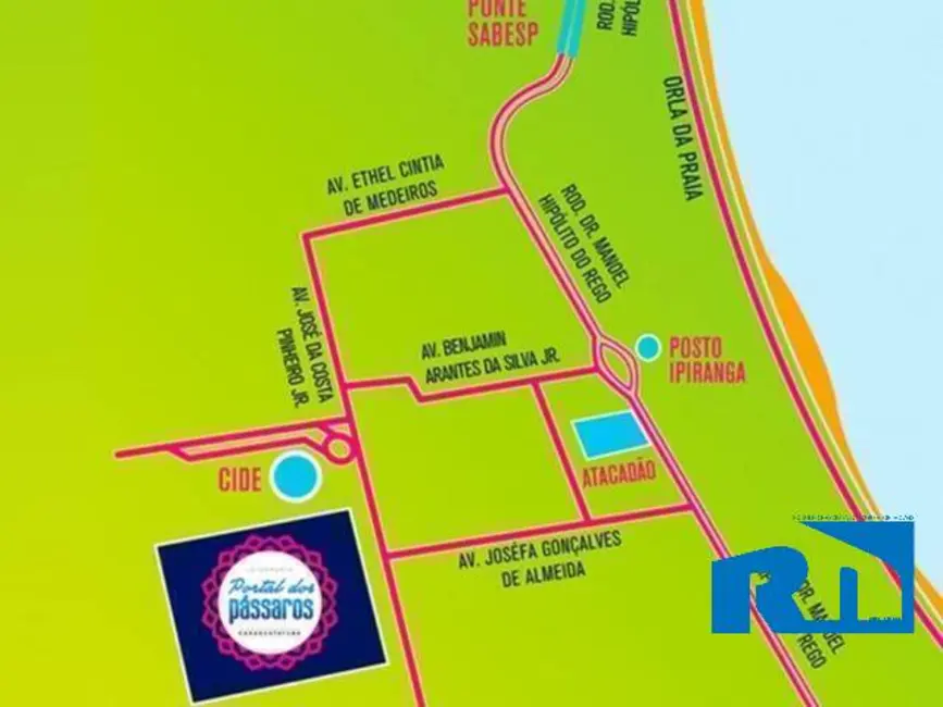 Foto 5 de Terreno / Lote à venda, 150m2 em Caraguatatuba - SP