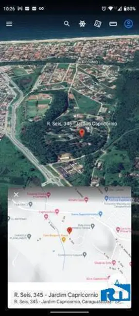 Foto 2 de Terreno / Lote à venda, 514m2 em Capricórnio II, Caraguatatuba - SP