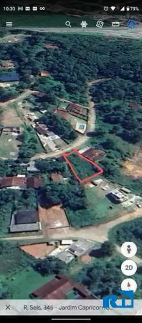Foto 1 de Terreno / Lote à venda, 514m2 em Capricórnio II, Caraguatatuba - SP