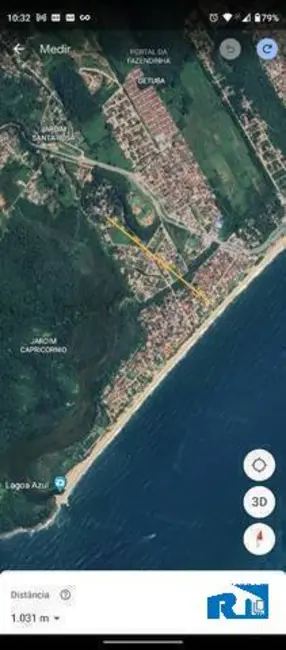 Foto 3 de Terreno / Lote à venda, 514m2 em Capricórnio II, Caraguatatuba - SP