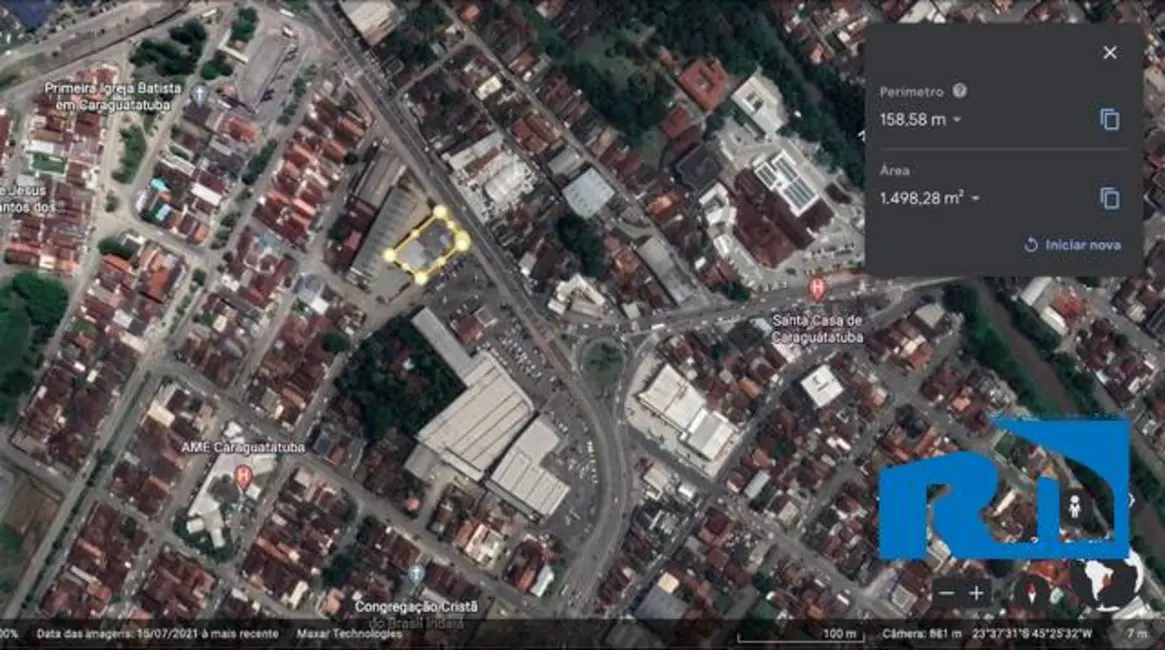 Foto 6 de Terreno / Lote à venda, 1498m2 em Indaiá, Caraguatatuba - SP