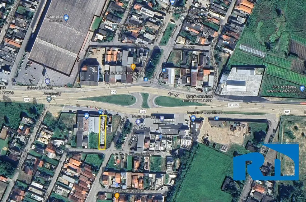 Foto 8 de Terreno / Lote à venda, 600m2 em Travessão, Caraguatatuba - SP