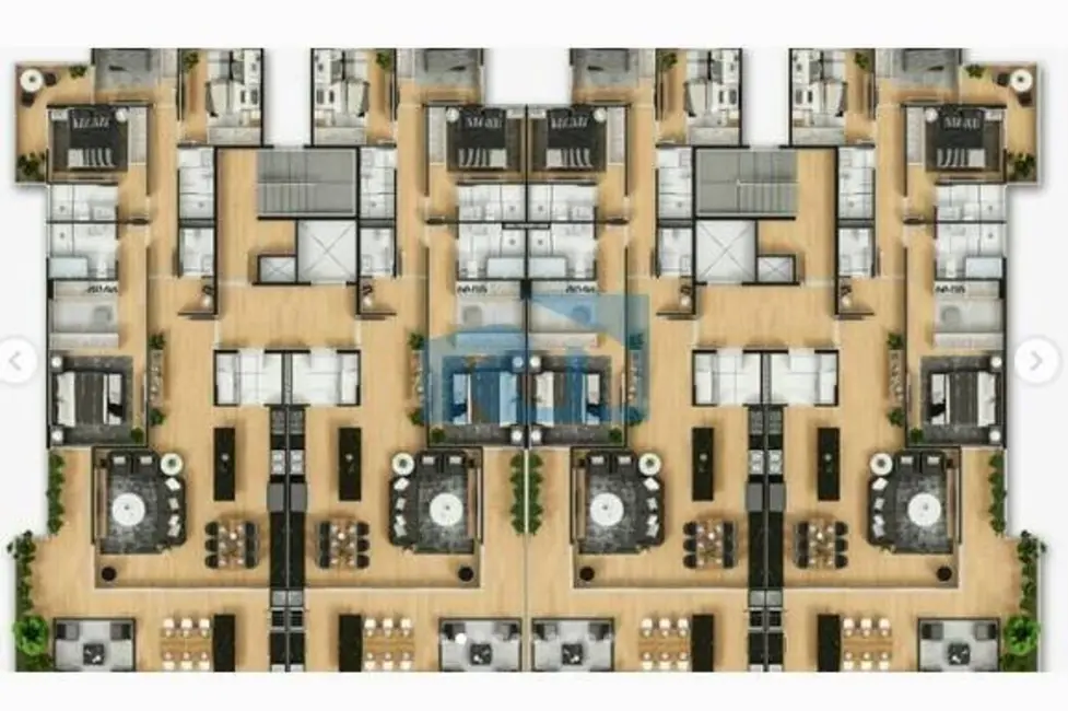 Foto 8 de Apartamento com 4 quartos à venda, 195m2 em Indaiá, Caraguatatuba - SP