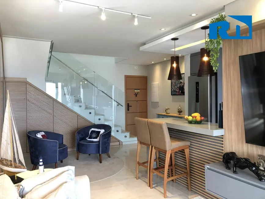 Foto 4 de Cobertura com 3 quartos à venda, 158m2 em Sumaré, Caraguatatuba - SP