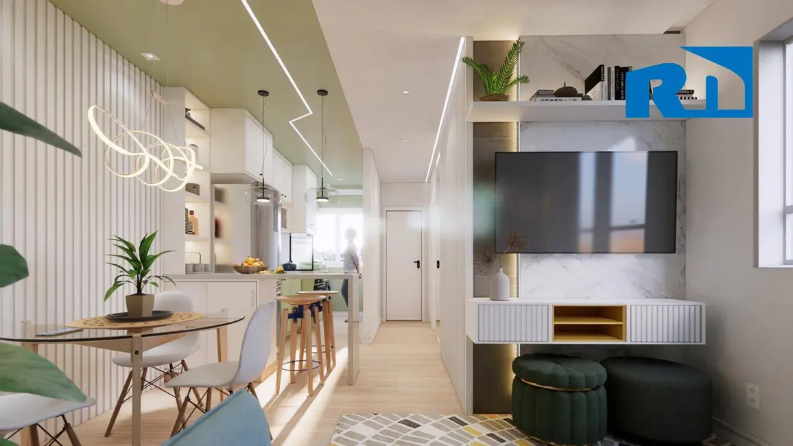 Foto 3 de Apartamento com 2 quartos à venda, 50m2 em Jardim das Gaivotas, Caraguatatuba - SP