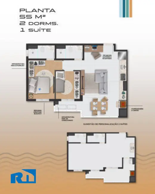 Foto 9 de Apartamento com 1 quarto à venda, 42m2 em Massaguaçu, Caraguatatuba - SP