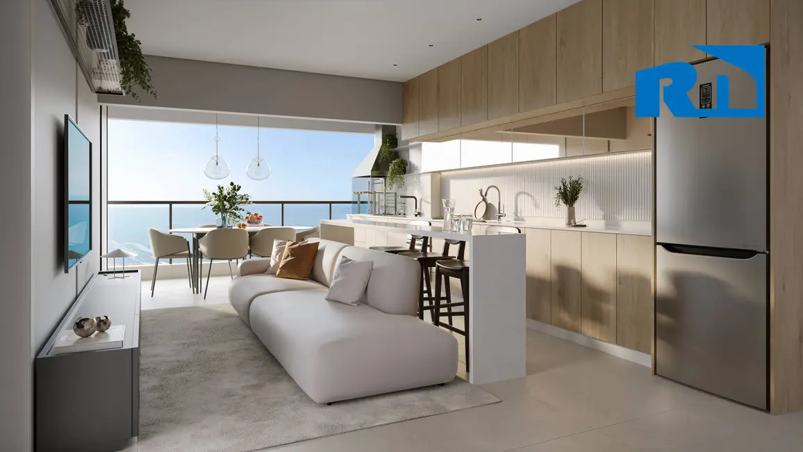 Foto 4 de Apartamento com 2 quartos à venda, 46m2 em Martim de Sá, Caraguatatuba - SP