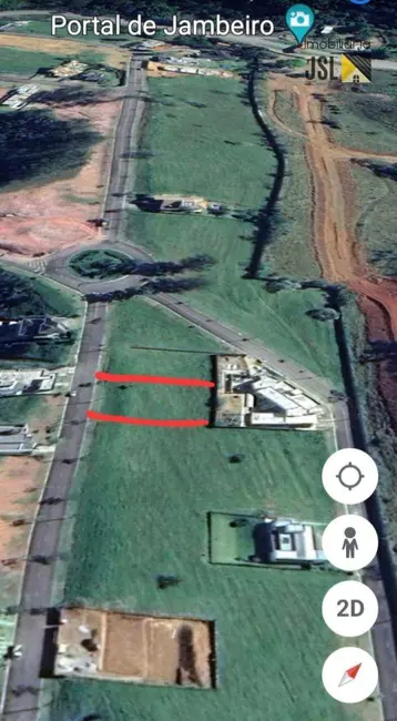 Foto 2 de Terreno / Lote à venda, 1000m2 em Jambeiro - SP