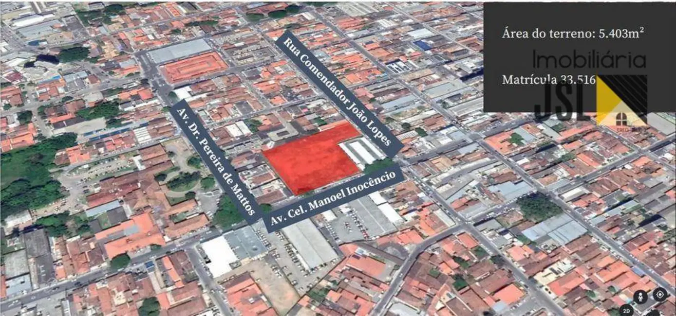 Foto 3 de Terreno / Lote à venda, 5403m2 em Centro, Cacapava - SP