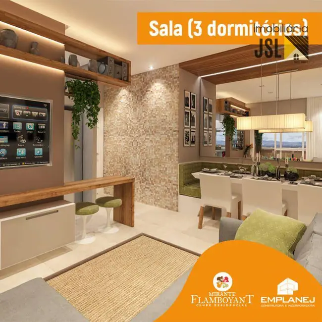 Foto 2 de Apartamento com 3 quartos à venda, 65m2 em Sao Jose Dos Campos - SP