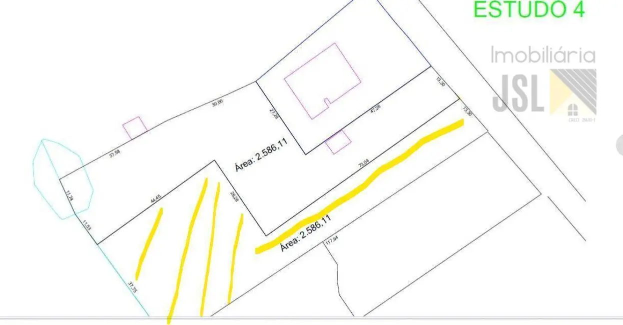 Foto 5 de Terreno / Lote à venda, 2586m2 em Cacapava - SP