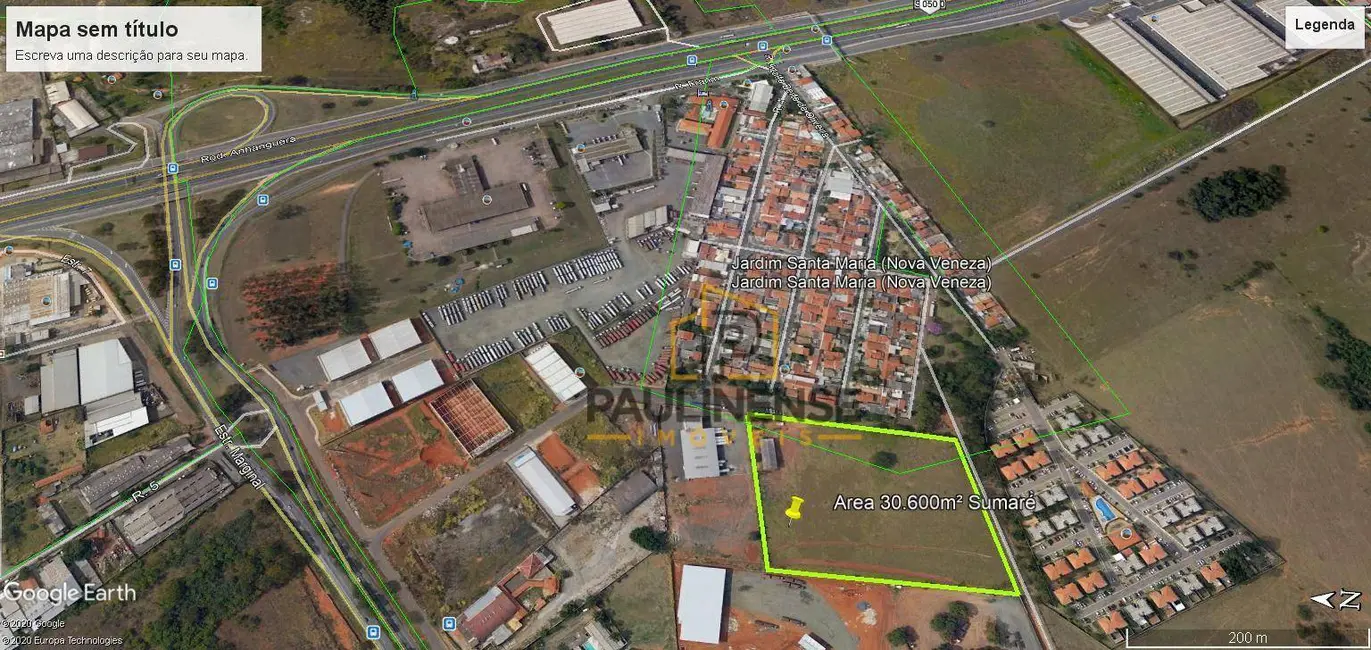 Foto 1 de Sala Comercial à venda, 30600m2 em Jardim Santa Maria (Nova Veneza), Sumare - SP