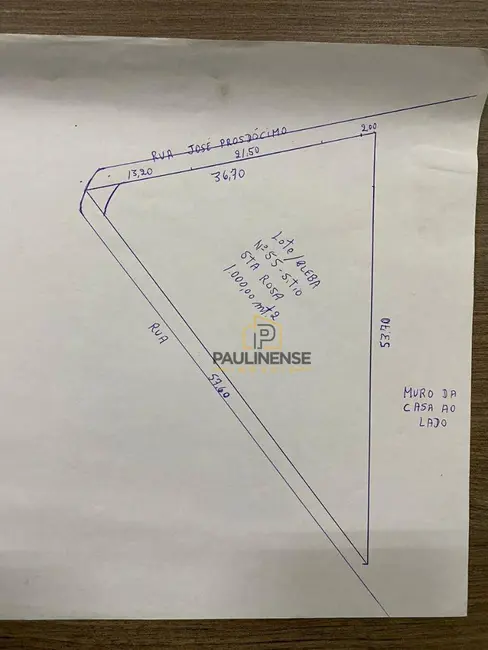 Terreno / Lote à venda, 1000m2 em Bela Vista, Paulinia - SP - imagem 3 Foto 3 de Terreno / Lote à venda, 1000m2 em Bela Vista, Paulinia - SP