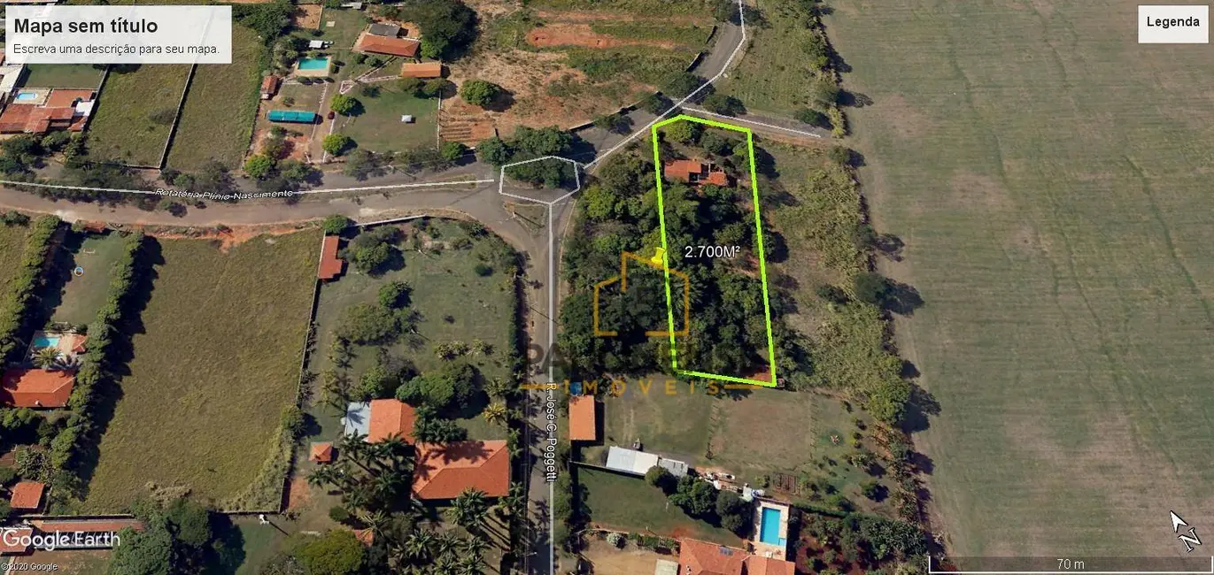 Foto 1 de Terreno / Lote à venda, 2660m2 em Nova Veneza, Paulinia - SP