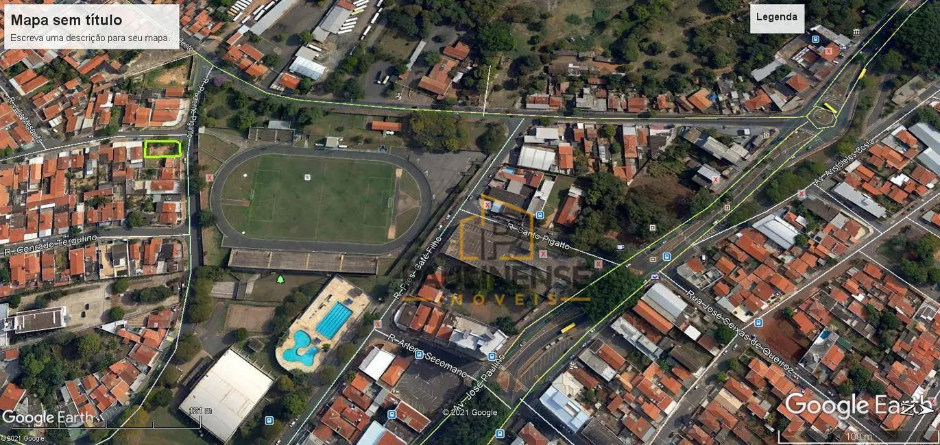 Foto 2 de Terreno / Lote à venda, 338m2 em Santa Cecília, Paulinia - SP