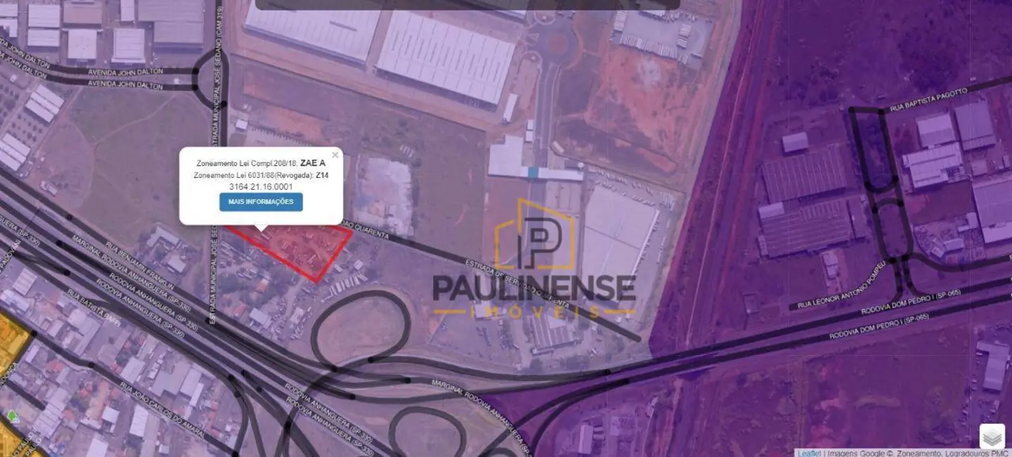 Foto 4 de Sala Comercial à venda, 26640m2 em Techno Park, Campinas - SP