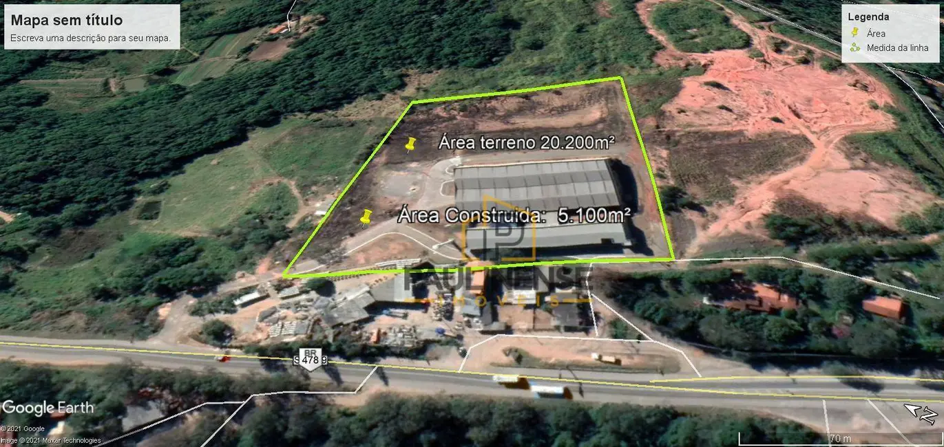 Foto 1 de Armazém / Galpão à venda, 20200m2 em Piedade - SP