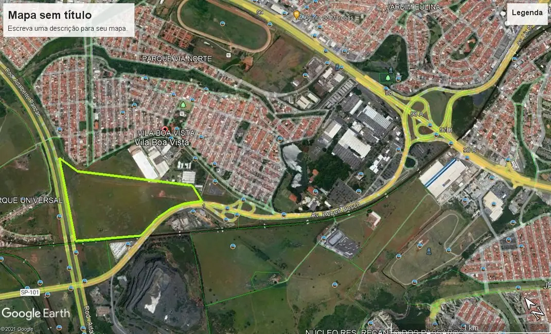 Foto 1 de Sala Comercial à venda, 212721m2 em Chácara Nova Boa Vista, Campinas - SP