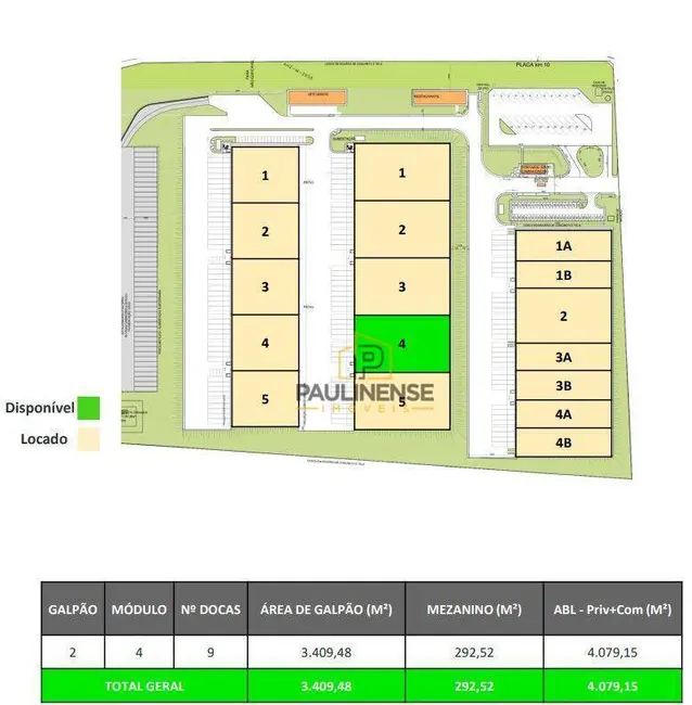 Foto 5 de Armazém / Galpão para alugar, 4200m2 em Jardim Santa Esmeralda, Hortolandia - SP