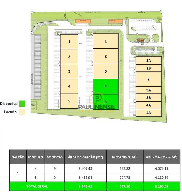 Foto 2 de Armazém / Galpão para alugar, 4200m2 em Jardim Santa Esmeralda, Hortolandia - SP