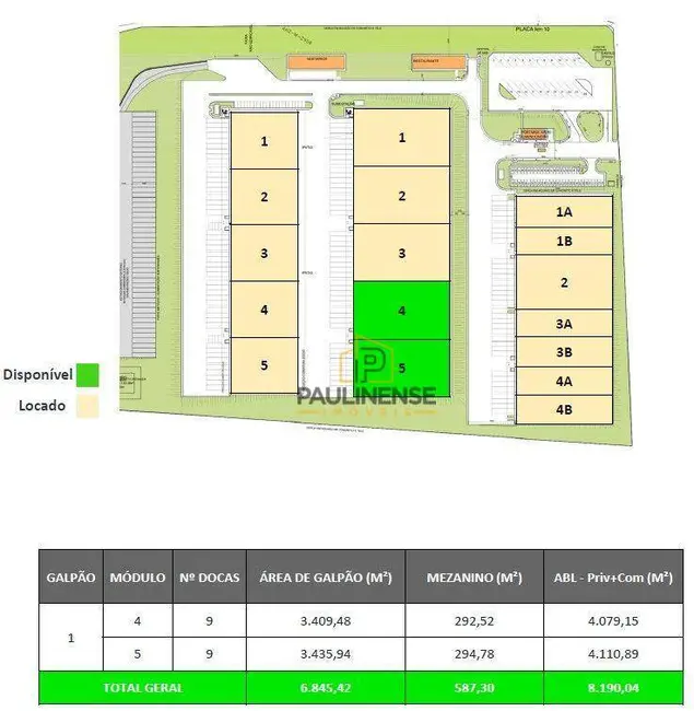 Foto 5 de Armazém / Galpão para alugar, 4200m2 em Jardim Santa Esmeralda, Hortolandia - SP