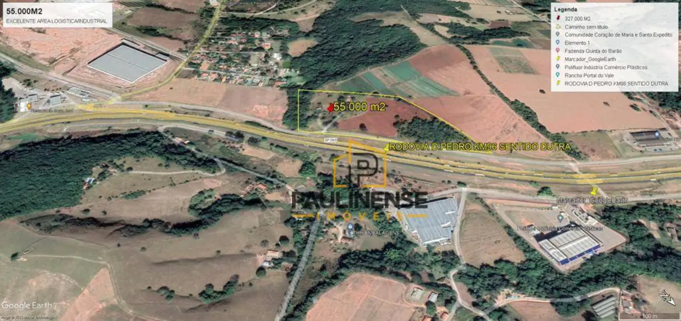 Foto 6 de Sala Comercial à venda, 55000m2 em Bairro da Ponte, Itatiba - SP