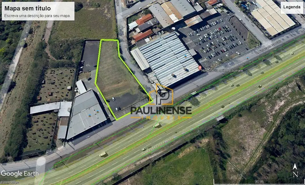 Foto 6 de Terreno / Lote à venda, 3600m2 em Jardim Bela Vista, Sumare - SP