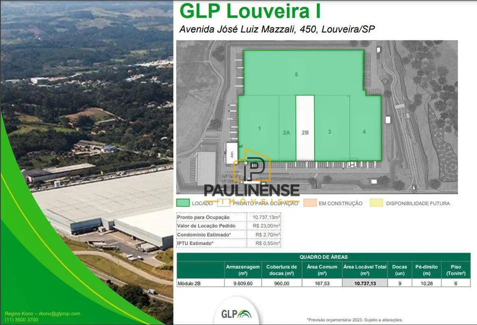 Foto 4 de Armazém / Galpão para alugar, 12000m2 em Santo Antonio, Louveira - SP