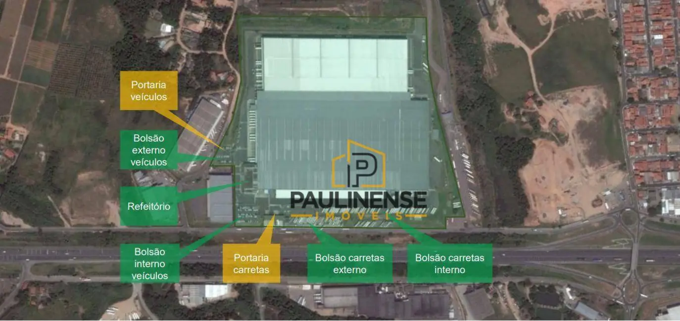 Foto 3 de Armazém / Galpão para alugar, 12000m2 em Santo Antonio, Louveira - SP