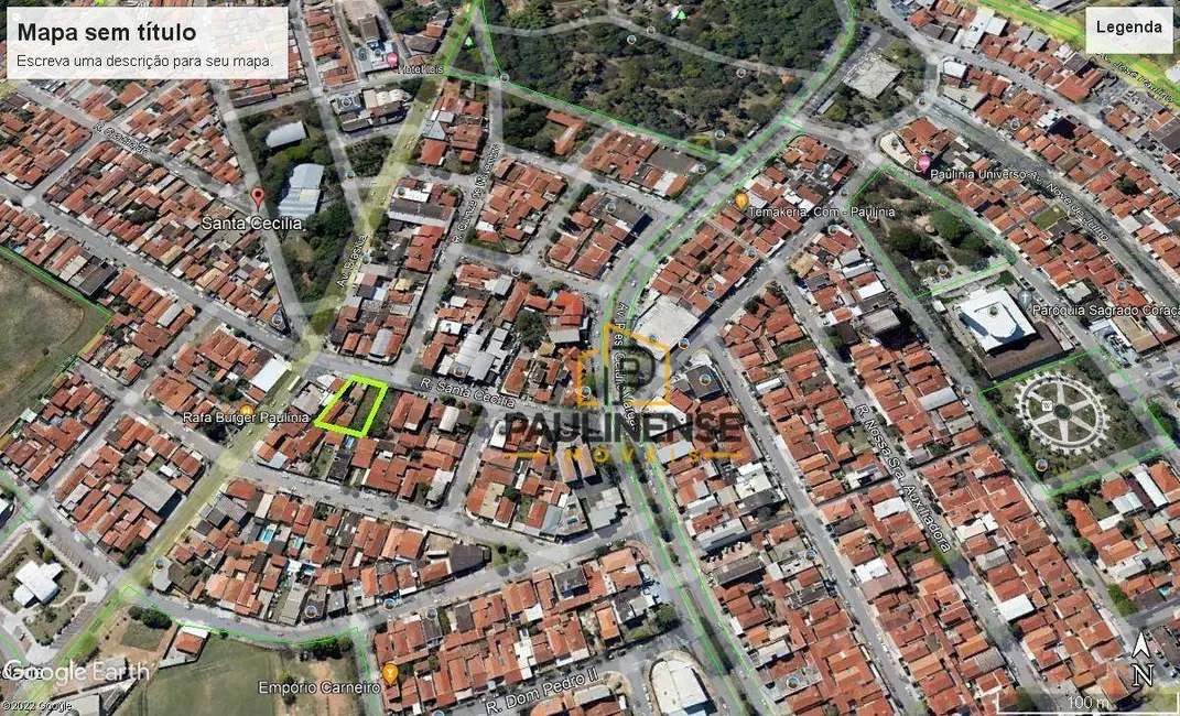 Foto 3 de Terreno / Lote à venda, 1188m2 em Santa Cecília, Paulinia - SP