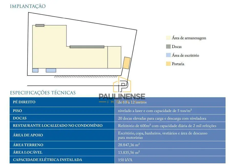 Foto 7 de Armazém / Galpão à venda, 28847m2 em Chácara Monte Alegre, Sumare - SP