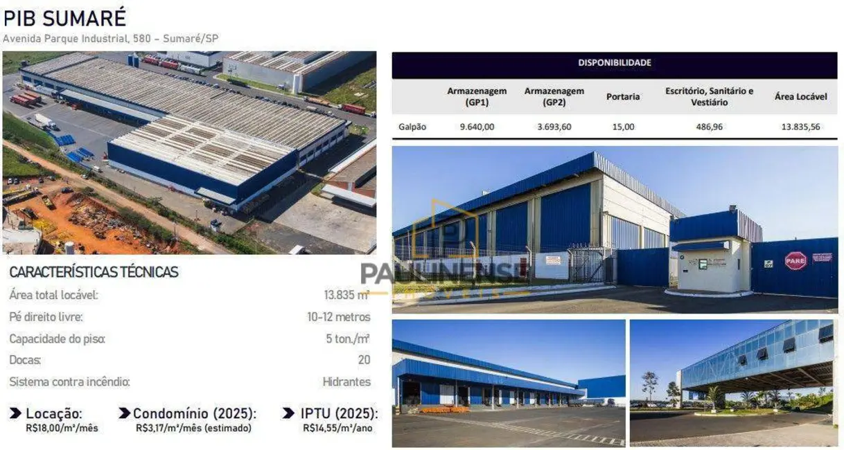 Foto 6 de Armazém / Galpão à venda, 28847m2 em Chácara Monte Alegre, Sumare - SP