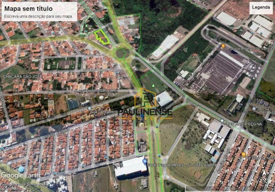 Foto 6 de Terreno / Lote à venda, 2198m2 em João Aranha, Paulinia - SP