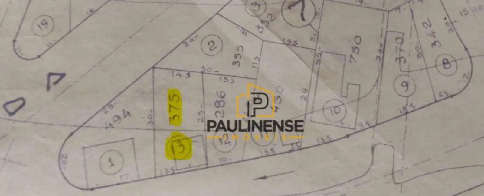 Foto 1 de Terreno / Lote à venda, 375m2 em João Aranha, Paulinia - SP