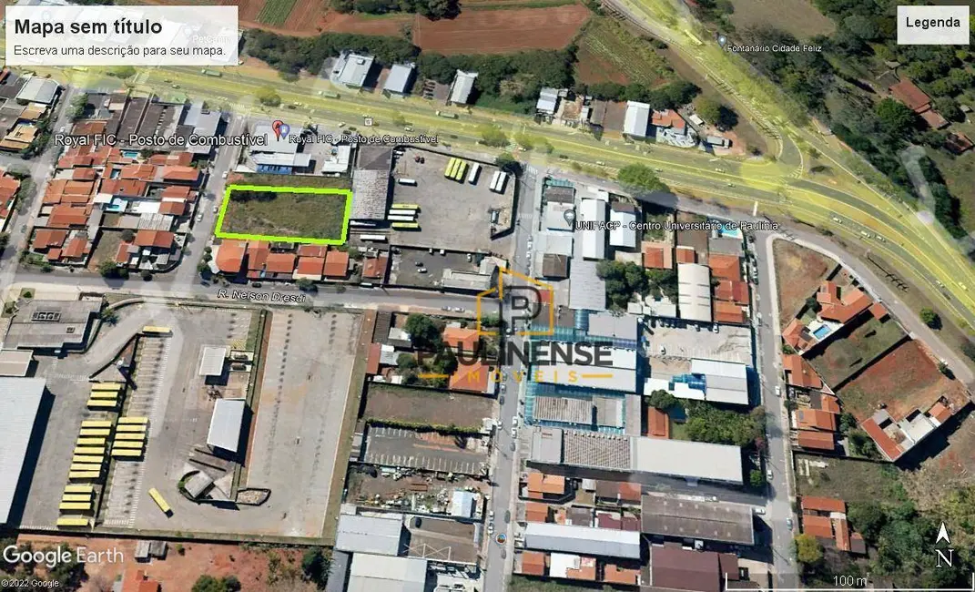 Foto 6 de Terreno / Lote à venda, 597m2 em Bela Vista, Paulinia - SP