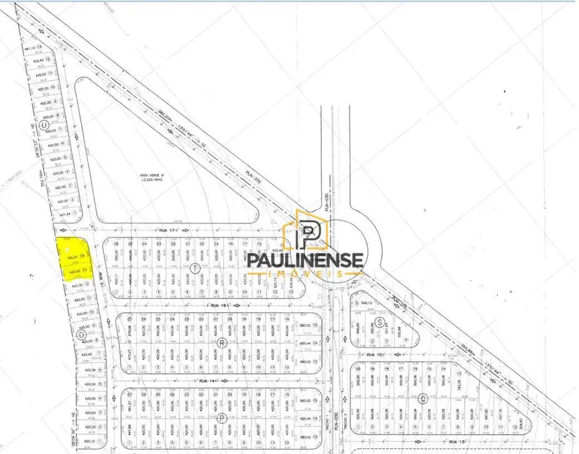 Terreno / Lote à venda, 1212m2 em Parque Bom Retiro, Paulinia - SP - imagem 3 Foto 3 de Terreno / Lote à venda, 1212m2 em Parque Bom Retiro, Paulinia - SP