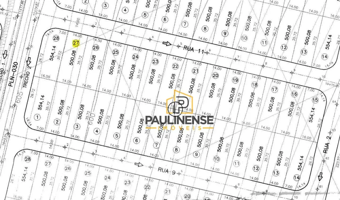 Terreno / Lote à venda, 500m2 em Paulinia - SP - imagem 3 Foto 3 de Terreno / Lote à venda, 500m2 em Paulinia - SP