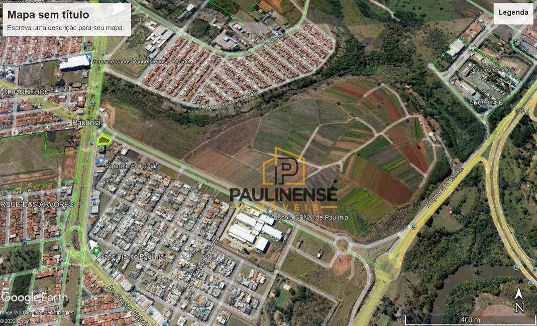 Foto 8 de Terreno / Lote à venda, 1213m2 em Jardim Planalto, Paulinia - SP