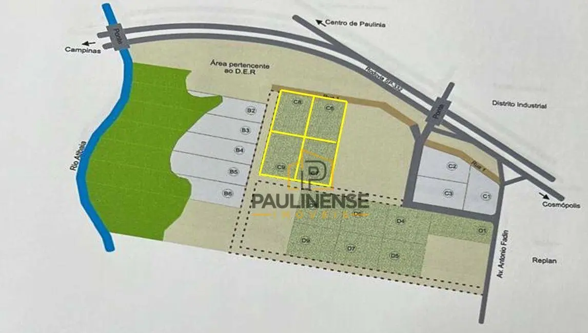 Foto 1 de Sala Comercial à venda, 10457m2 em Bonfim, Paulinia - SP