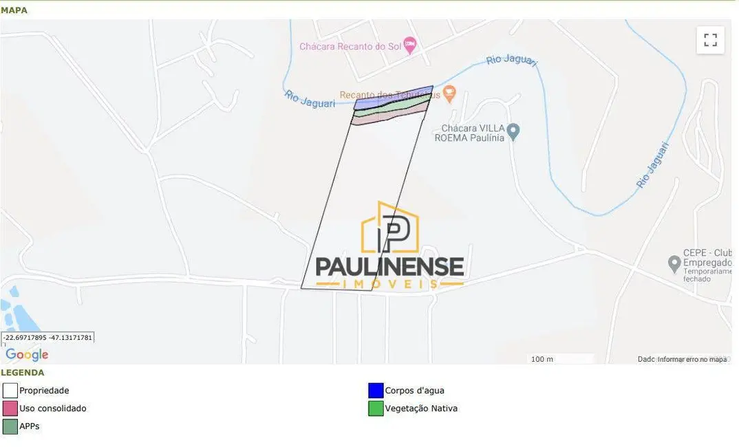 Foto 5 de Sala Comercial à venda, 130080m2 em Bonfim, Paulinia - SP