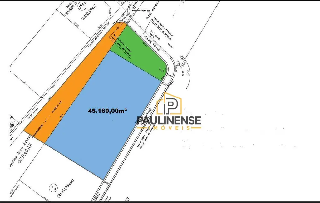 Foto 1 de Sala Comercial à venda, 45160m2 em Bonfim, Paulinia - SP