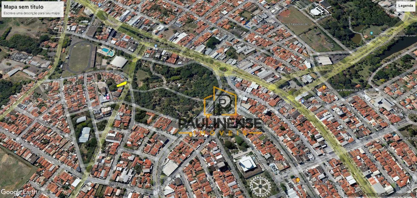 Foto 2 de Terreno / Lote para alugar, 362m2 em Santa Cecília, Paulinia - SP